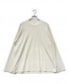 GOOD PEOPLE GOOD STITCHING GOOD PRODUCTグッドピープル グッドステッチング グッドプロダクト）の古着「ウールブレンドカットソー」｜ベージュ