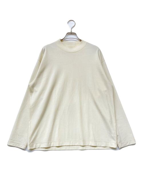 GOOD PEOPLE GOOD STITCHING GOOD PRODUCT（グッドピープル グッドステッチング グッドプロダクト）GOOD PEOPLE GOOD STITCHING GOOD PRODUCT (グッドピープル グッドステッチング グッドプロダクト) ウールブレンドカットソー ベージュ サイズ:SIZE Lの古着・服飾アイテム