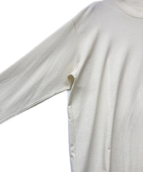 GOOD PEOPLE GOOD STITCHING GOOD PRODUCT（グッドピープル グッドステッチング グッドプロダクト）GOOD PEOPLE GOOD STITCHING GOOD PRODUCT (グッドピープル グッドステッチング グッドプロダクト) ウールブレンドカットソー ベージュ サイズ:SIZE Lの古着・服飾アイテム