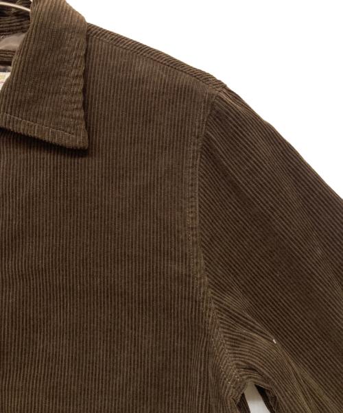 HOUSTON（ヒューストン）HOUSTON (ヒューストン) CORDUROY COACH JACKETコーデュロイ コーチ ジャケット ブラウン サイズ:SIZELの古着・服飾アイテム