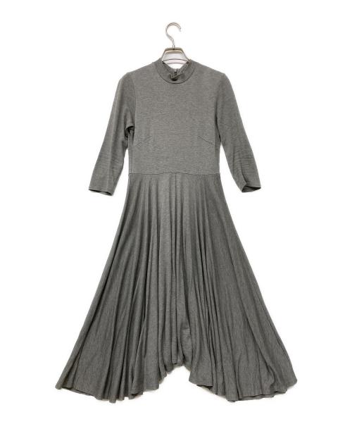 LE CIEL BLEU（ルシェルブルー）LE CIEL BLEU (ルシェルブルー) 半袖ワンピース グレー サイズ:SIZE38の古着・服飾アイテム