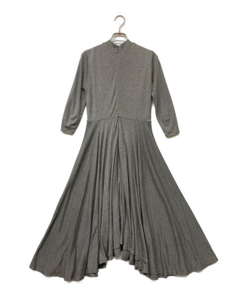 LE CIEL BLEU（ルシェルブルー）LE CIEL BLEU (ルシェルブルー) 半袖ワンピース グレー サイズ:SIZE38の古着・服飾アイテム