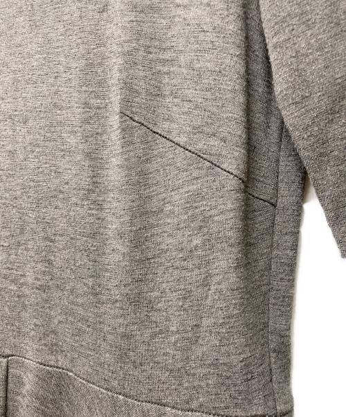 LE CIEL BLEU（ルシェルブルー）LE CIEL BLEU (ルシェルブルー) 半袖ワンピース グレー サイズ:SIZE38の古着・服飾アイテム