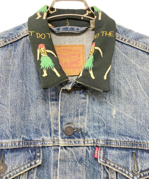 LEVI'S（リーバイス）LEVI'S (リーバイス) フラガールカラーデニムジャケット インディゴ サイズ:Ⅼの古着・服飾アイテム