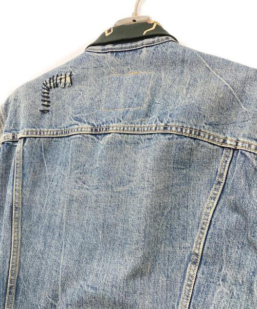 LEVI'S（リーバイス）LEVI'S (リーバイス) フラガールカラーデニムジャケット インディゴ サイズ:Ⅼの古着・服飾アイテム