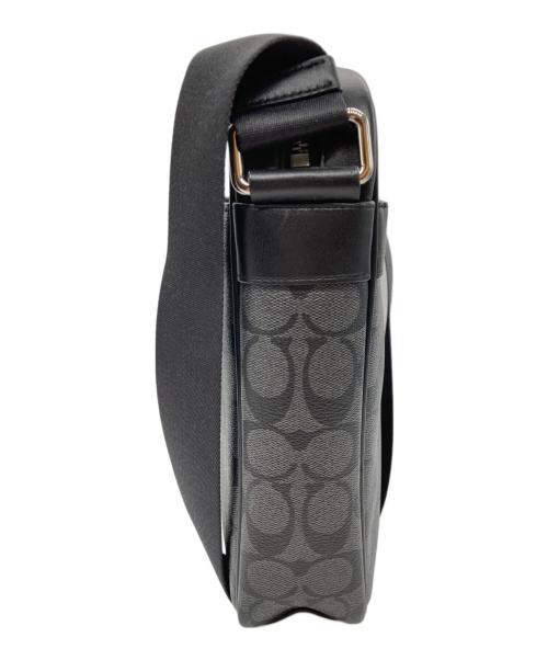 COACH（コーチ）COACH (コーチ) シグネチャーPVC レザークロスボディショルダー バッグ ブラックの古着・服飾アイテム
