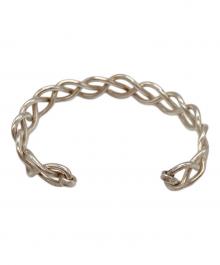 four seven nine（フォーセブンナイン）の古着「三編みバングル」｜シルバー