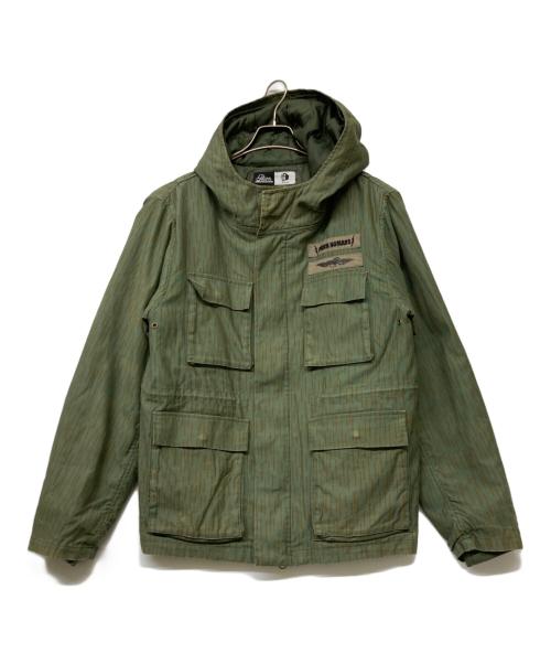 pawn（パウン）pawn (パウン) ミリタリージャケット グリーン サイズ:SIZELの古着・服飾アイテム