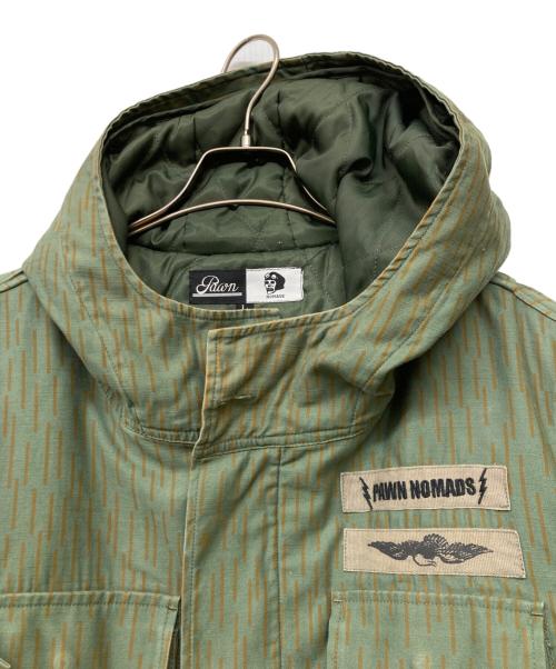 pawn（パウン）pawn (パウン) ミリタリージャケット グリーン サイズ:SIZELの古着・服飾アイテム