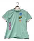 MARK&LONAマークアンドロナ）の古着「Cindy Performance Mock Neck Tee(シンディ パフォーマンス モック ネック ティー)」｜ミント