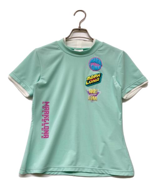 MARK&LONA（マークアンドロナ）MARK&LONA (マークアンドロナ) Cindy Performance Mock Neck Tee(シンディ パフォーマンス モック ネック ティー) ミント サイズ:size36の古着・服飾アイテム