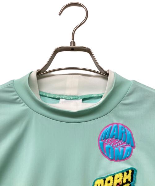 MARK&LONA（マークアンドロナ）MARK&LONA (マークアンドロナ) Cindy Performance Mock Neck Tee(シンディ パフォーマンス モック ネック ティー) ミント サイズ:size36の古着・服飾アイテム