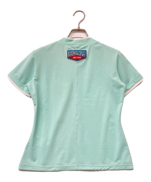 MARK&LONA（マークアンドロナ）MARK&LONA (マークアンドロナ) Cindy Performance Mock Neck Tee(シンディ パフォーマンス モック ネック ティー) ミント サイズ:size36の古着・服飾アイテム