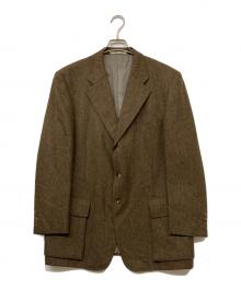 Aquascutum（アクアスキュータム）の古着「ツイードジャケット」｜ブラウン