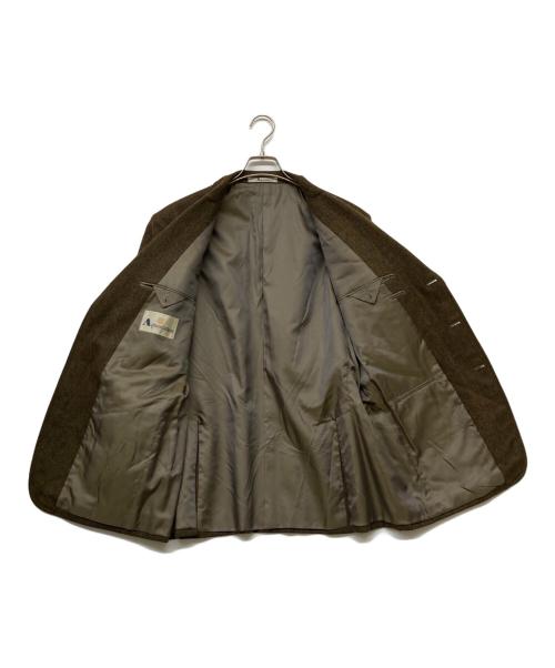 Aquascutum（アクアスキュータム）Aquascutum (アクアスキュータム) ツイードジャケット ブラウン サイズ:102BB6の古着・服飾アイテム