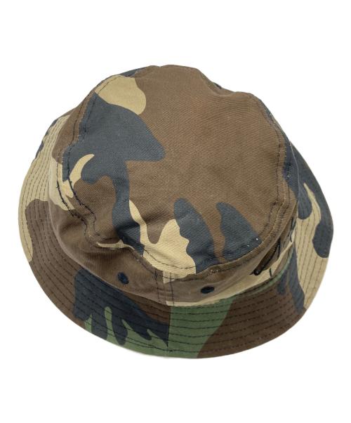 YOHJI YAMAMOTO（ヨウジヤマモト）YOHJI YAMAMOTO (ヨウジヤマモト) New Era (ニューエラ) カモフラバケットハット カーキ サイズ:SMALL/MEDIUMの古着・服飾アイテム