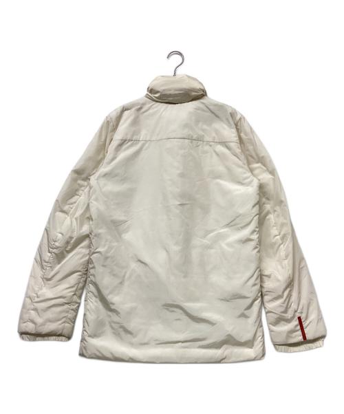 PRADA SPORTS（プラダスポーツ）PRADA SPORTS (プラダスポーツ) NYLON PADDING JACKET(ナイロン パディング ジャケット) アイボリー サイズ:不明の古着・服飾アイテム