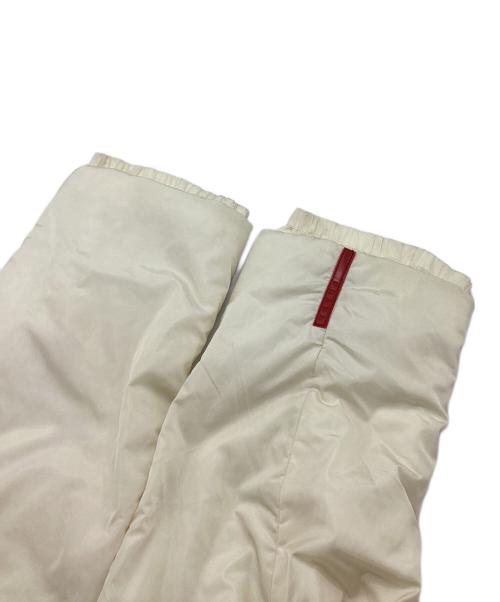 PRADA SPORTS（プラダスポーツ）PRADA SPORTS (プラダスポーツ) NYLON PADDING JACKET(ナイロン パディング ジャケット) アイボリー サイズ:不明の古着・服飾アイテム