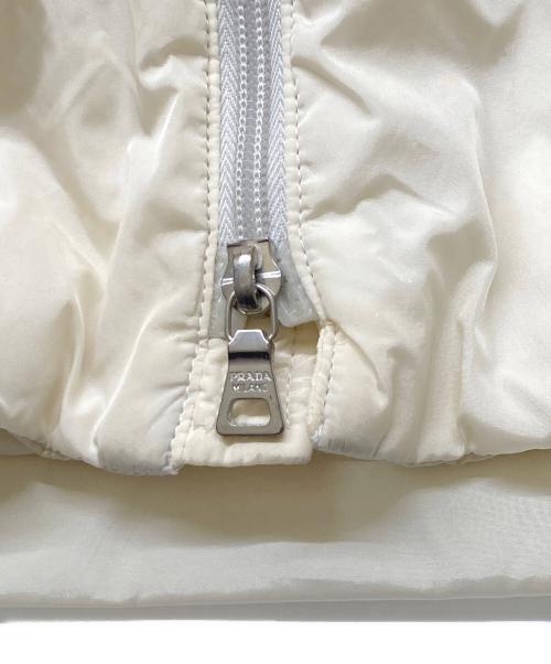 PRADA SPORTS（プラダスポーツ）PRADA SPORTS (プラダスポーツ) NYLON PADDING JACKET(ナイロン パディング ジャケット) アイボリー サイズ:不明の古着・服飾アイテム