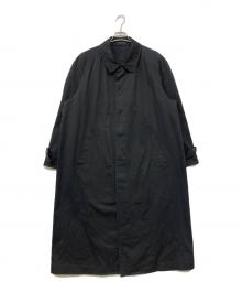 COMME des GARCONS HOMME（コムデギャルソン オム）の古着「ヴィンテージステンカラーコート」｜ブラック