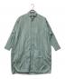 ticca（ティッカ）の古着「Stripe Shirt Dress(ストライプ シャツ ドレス)」｜ホワイト×グリーン
