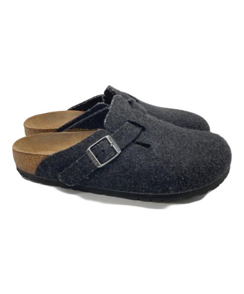 BIRKENSTOCK（ビルケンシュトック）BIRKENSTOCK (ビルケンシュトック) BOSTON ウールフェルトクロッグサンダル チャコールグレー サイズ:size23㎝の古着・服飾アイテム