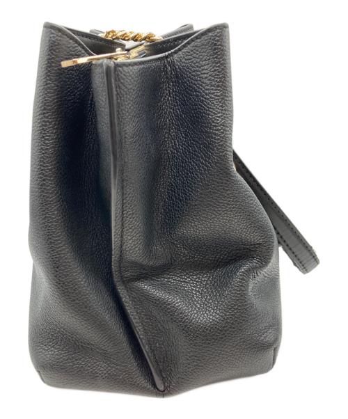 MICHAEL KORS（マイケル・コース）MICHAEL KORS (マイケル・コース) チェーントートバッグ ブラックの古着・服飾アイテム