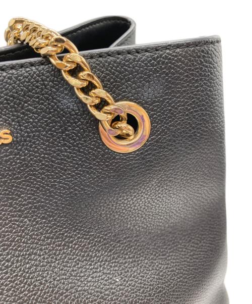MICHAEL KORS（マイケル・コース）MICHAEL KORS (マイケル・コース) チェーントートバッグ ブラックの古着・服飾アイテム