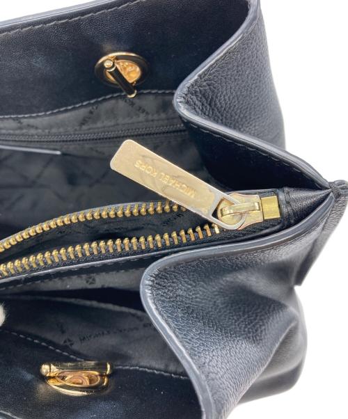 MICHAEL KORS（マイケル・コース）MICHAEL KORS (マイケル・コース) チェーントートバッグ ブラックの古着・服飾アイテム