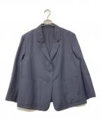 MARGARET HOWELLマーガレットハウエル）の古着「LINEN WOOL HOPSACK(リネン ウール ホップサック)」｜ネイビー