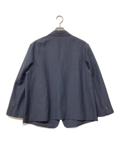 MARGARET HOWELL（マーガレットハウエル）MARGARET HOWELL (マーガレットハウエル) LINEN WOOL HOPSACK(リネン ウール ホップサック) ネイビー サイズ:2の古着・服飾アイテム