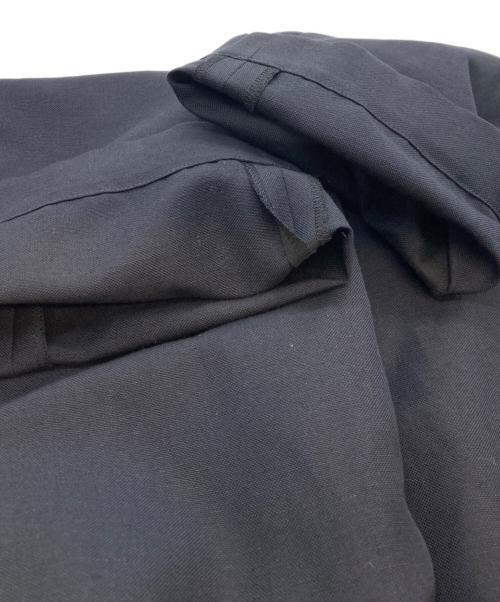 MARGARET HOWELL（マーガレットハウエル）MARGARET HOWELL (マーガレットハウエル) LINEN WOOL HOPSACK PANTS(リネン ウール ホップサック パンツ) ネイビー サイズ:１の古着・服飾アイテム