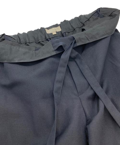 MARGARET HOWELL（マーガレットハウエル）MARGARET HOWELL (マーガレットハウエル) LINEN WOOL HOPSACK PANTS(リネン ウール ホップサック パンツ) ネイビー サイズ:１の古着・服飾アイテム
