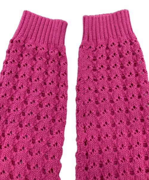 theory luxe（セオリーリュクス）theory luxe (セオリーリュクス) カットパターンニット ショッキングピンク サイズ:38の古着・服飾アイテム