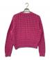 theory luxe (セオリーリュクス) カットパターンニット ショッキングピンク サイズ:38：6000円