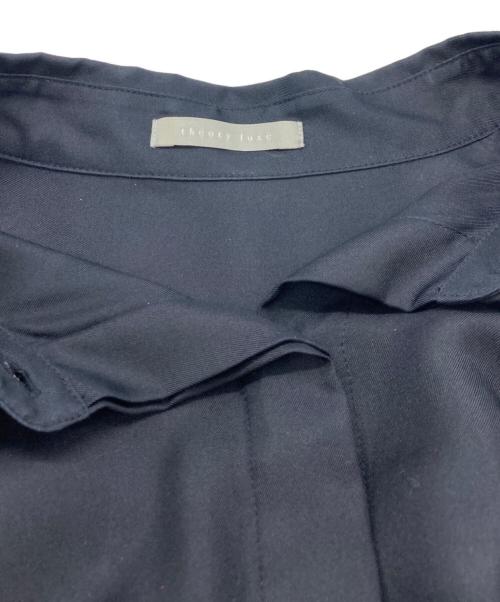 theory luxe（セオリーリュクス）theory luxe (セオリーリュクス) 2AW コンパクト丈 シルクブラウス ブラック サイズ:38の古着・服飾アイテム