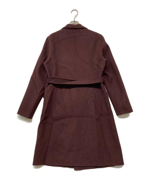 theory（セオリー）theory (セオリー) 23AW カシミヤブレンドダブルフェイスラップコート ブラウン サイズ:SIZESの古着・服飾アイテム