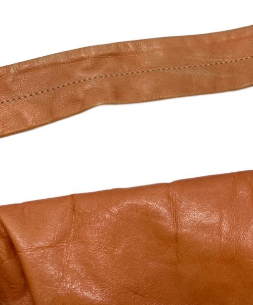 karosse（カロッセ）karosse (カロッセ) レザーバッグ オレンジの古着・服飾アイテム