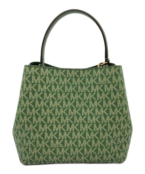 MICHAEL KORS（マイケル・コース）MICHAEL KORS (マイケル・コース) ハンドバッグ グリーンの古着・服飾アイテム