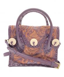 Carving Tribes（カービングトライブス）の古着「Mini Maestra 2WAYショルダーバッグ」｜パープル