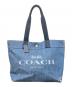 COACH（コーチ）の古着「デニムトートバッグ」｜インディゴ