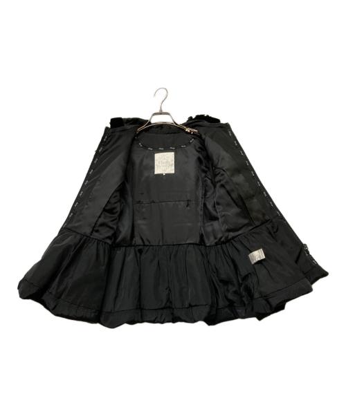 CHESTY（チェスティ）CHESTY (チェスティ) フリンジ2WAY中綿ジャケット ブラック サイズ:不明の古着・服飾アイテム