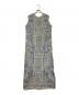 Ameri (アメリ) 25SS ASMEE 2WAY I LINE KNIT DRESS(ニーゴーエスエス アスミー ツーウェイ アイライン ニット ドレス) ベージュ×ブルー サイズ:FREE：10000円