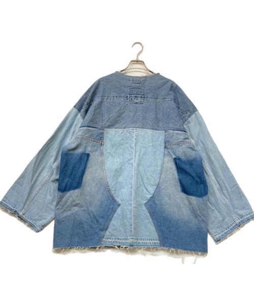 etsinta（エシンタ）etsinta (エシンタ) リメイクデニムオーバージャケット スカイブルー サイズ:SIZE 1の古着・服飾アイテム