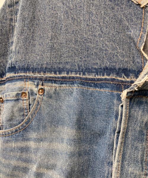 etsinta（エシンタ）etsinta (エシンタ) リメイクデニムオーバージャケット スカイブルー サイズ:SIZE 1の古着・服飾アイテム