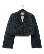 GANNIガニー）の古着「24AW 1B ショートワイドジャケット」｜ブラック