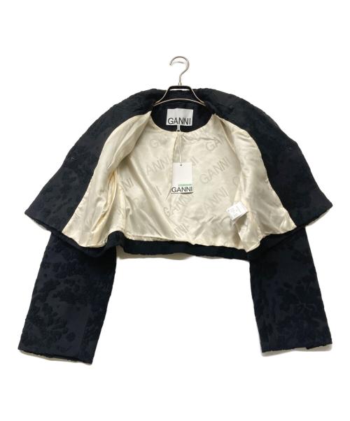 GANNI（ガニー）GANNI (ガニー) 24AW 1B ショートワイドジャケット ブラック サイズ:SIZE 38(M) 未使用品の古着・服飾アイテム