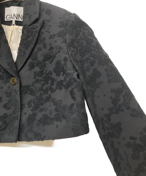 GANNI（ガニー）GANNI (ガニー) 24AW 1B ショートワイドジャケット ブラック サイズ:SIZE 38(M) 未使用品の古着・服飾アイテム