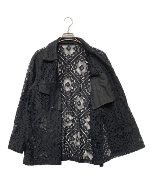 AKIRA NAKA（アキラナカ）AKIRA NAKA (アキラナカ) 24AW Roberta lace JK(ロベルタ レース ジャケット) ブラック サイズ:２の古着・服飾アイテム