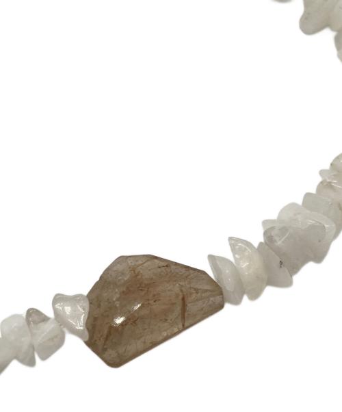 MURRAL（ミューラル）MURRAL (ミューラル) Ordinary necklace (Moonstone) ホワイトの古着・服飾アイテム